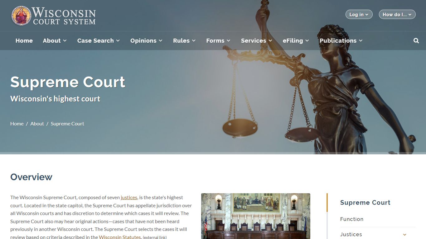 Wisconsin Court System - Supreme Court - wicourts.gov